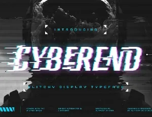 Cyberend font