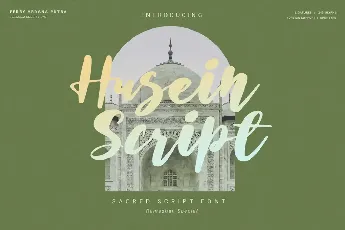 Husein Script font