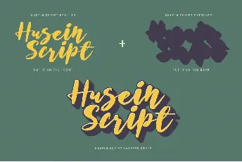 Husein Script font