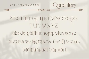 Queenlery - Personal use font