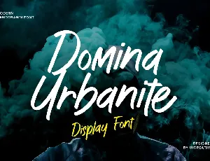 DominaUrbanite font