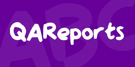 QAReports font