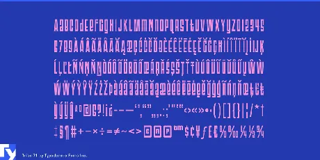 Triac 71 font