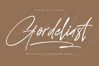 Gordeliast font