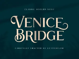 Venice Bridge font