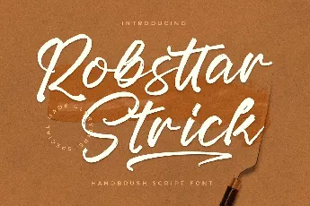 Robsttar Strick font