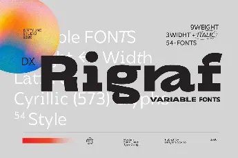 Dx Rigraf font