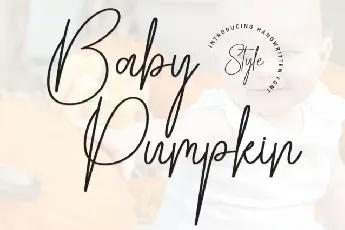 Baby Pumpkin Script font