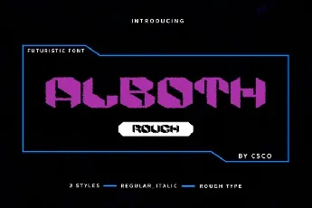 Alboth Rough font