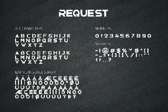 Request font