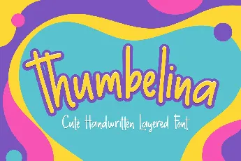 Thumbelina Handwritten font