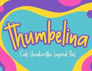 Thumbelina Handwritten font