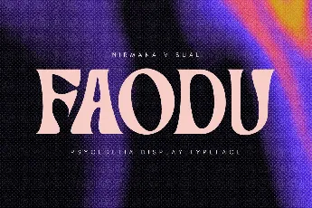 Faodu Demo font