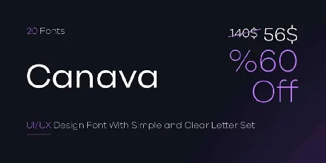 Canava font