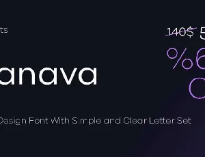 Canava font