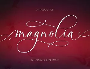 Magnolia font