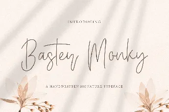 BasterMonky font