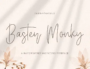 BasterMonky font