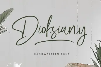 Dioksiany font