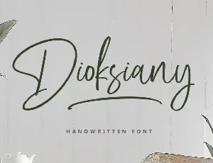 Dioksiany font