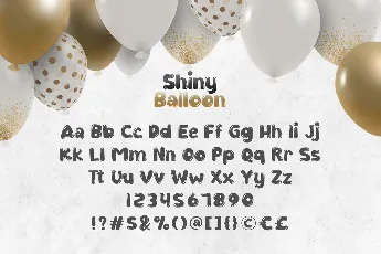 Shiny Balloon Demo font