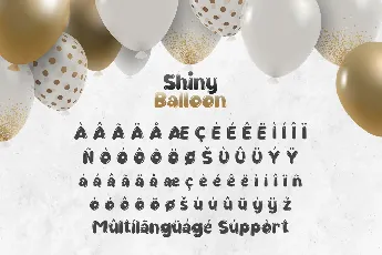 Shiny Balloon Demo font