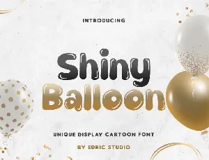 Shiny Balloon Demo font