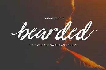 Bearded font