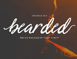 Bearded font