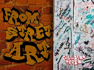 From Street Art font