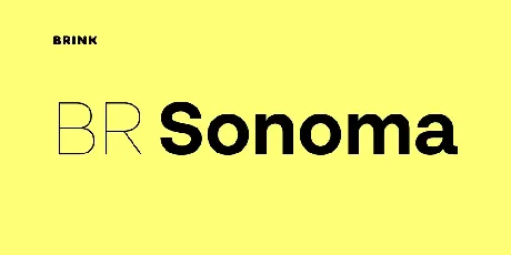 BR Sonoma font