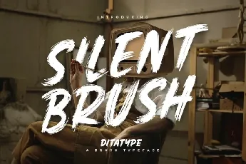 Silent Brush font