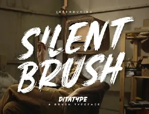 Silent Brush font