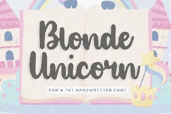 Blonde Unicorn Handwritten font