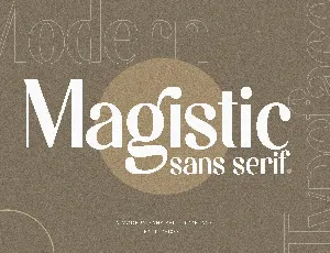 Magistic font