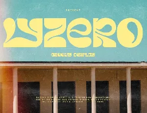 Lyzero DEMO font