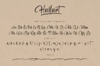 Hallart font