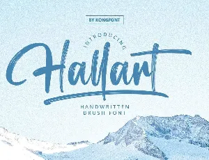 Hallart font