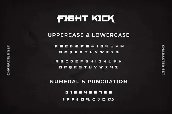 Fight Kick font