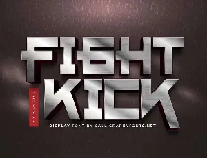 Fight Kick font