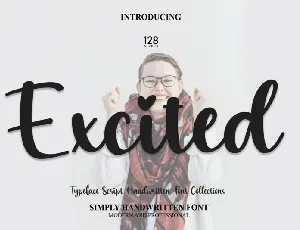 Excited Script font