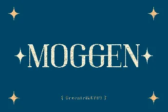 Moggen font