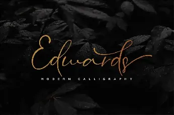 Edwards font