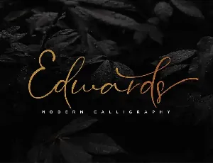 Edwards font