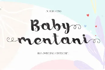 Baby Mentani font