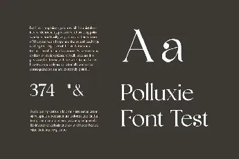 Poluxxie font