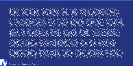 Terylene Top font