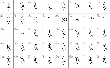 Terylene Top font