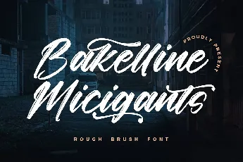 Bakelline Micigants font