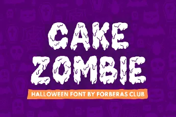 Cake Zombie font